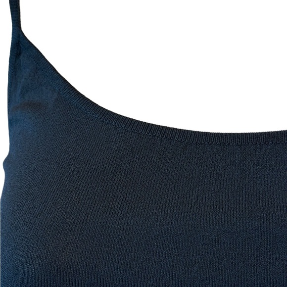 She’s So Italian Black Knit Tank Top Medium - Picture 2 of 4